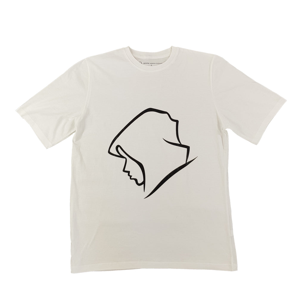 White Short Sleeve Large Logo - LIMITED EDITION